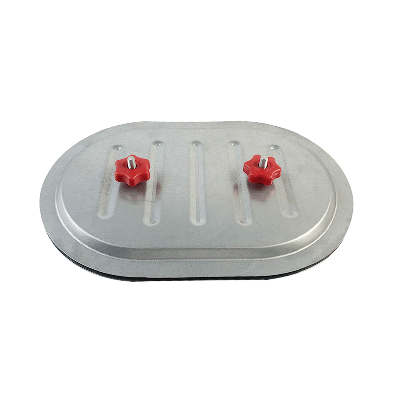 ประตูทางเข้าวงรีเหล็กชุบสังกะสีท่อลม SS-CA